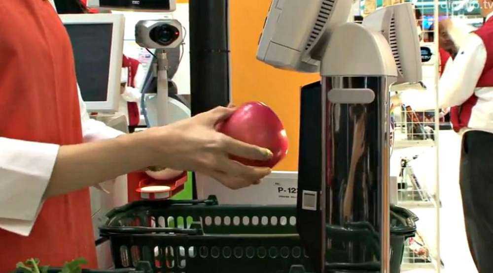 Supermarket scanner Japan