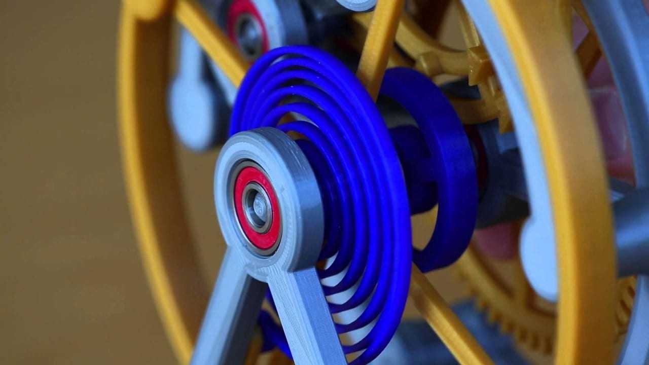 3D-printed Watch with Tourbillon