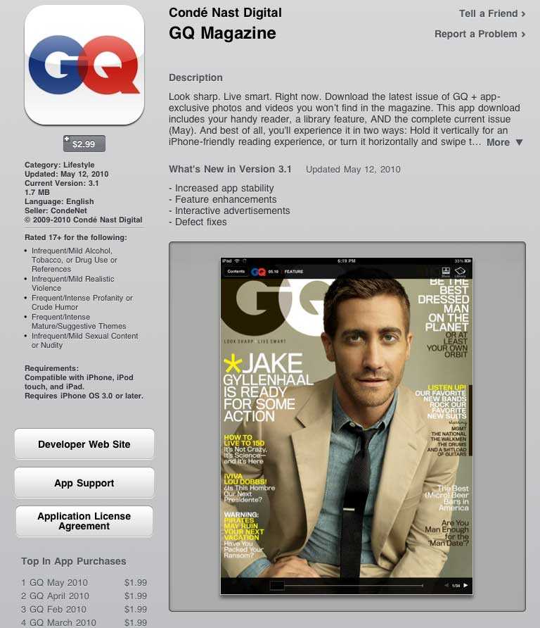 Το iPad πουλάει και περιοδικά…