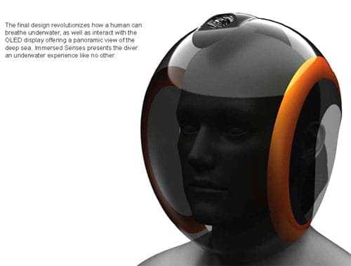 Extreme καταδύσεις με καταδυτικό κράνος από γυαλί με τεχνολογία LED