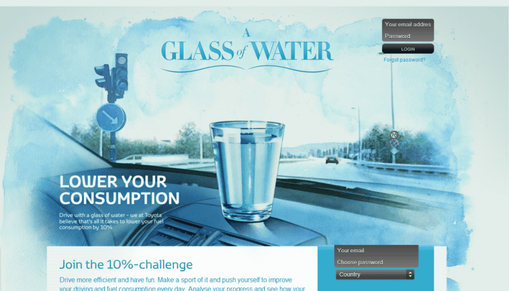 Συμβουλές για οικονομική εγγύηση: ένα ποτήρι νερό το… υπέρτατο gadget οικονομίας!