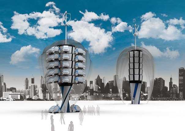 Ένα Smart Tower για να μοιραζόμαστε οικολογικά αυτοκίνητα πόλης…