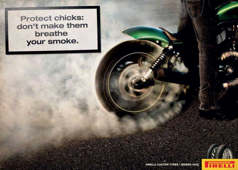 “Το κάπνισμα κάνει κακό…” μια anti-smoking καμπάνια με στιλ Pirelli…