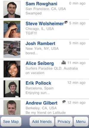 ‘Μυστικό’ λανσάρισμα της Latitude iPhone App από Google: δες που είναι οι φίλοι σου!