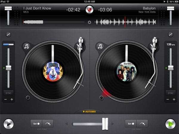 Μια djay app για iPad…