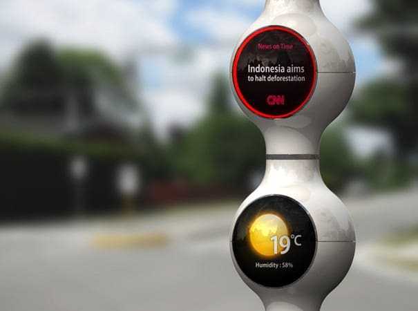 Droplet Traffic Light: ένα φανάρι με όμορφες πληροφορίες!