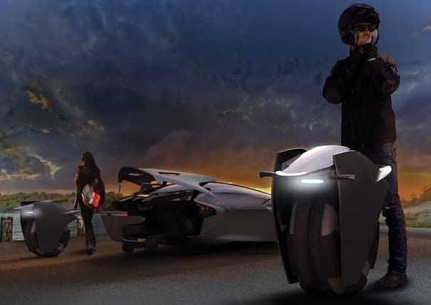 Απίστευτο ηλεκτρικό όχημα: Τα ηλεκτρικά σκούτερ είναι… τα λάστιχα!