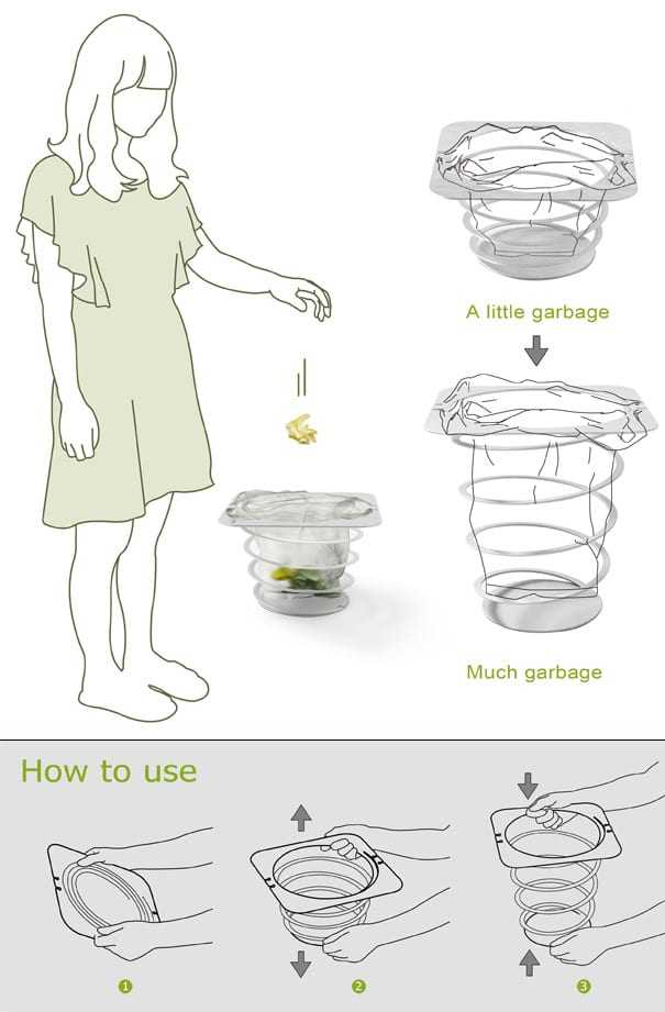 Ένας κάδος σκουπιδιών χαμαιλέοντας…