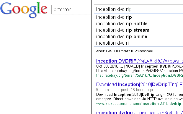 “Ήπια” λογοκρισία από τη Google όταν… υποψιάζεται πειρατικό περιεχόμενο…