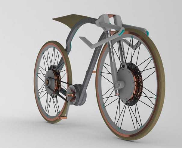 Ένα hi tech ποδήλατο με ρετρό πινελιές…