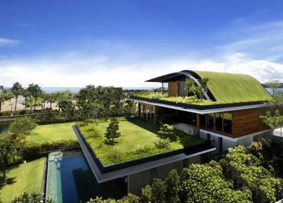Ένα πανέμορφο σπίτι… roof garden!