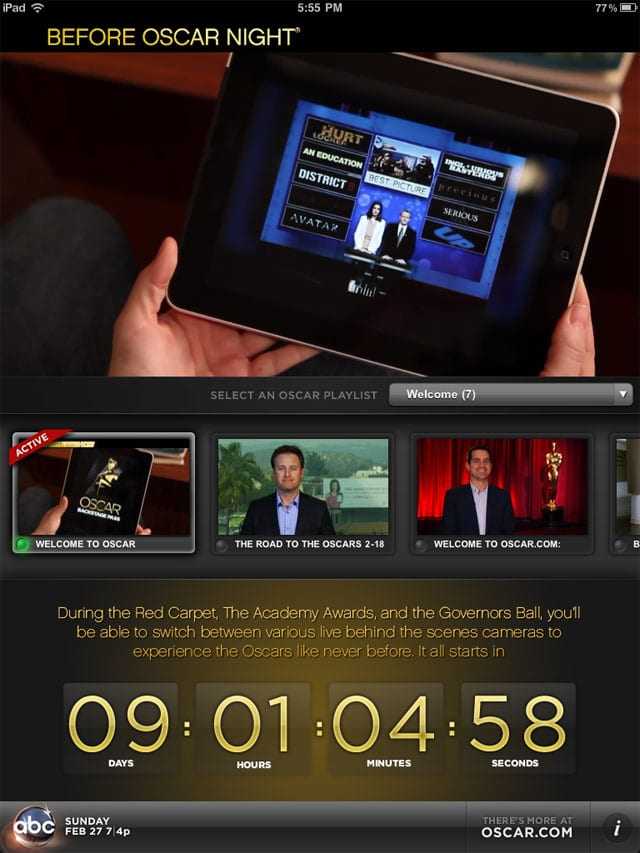 Στα παρασκήνια των φετινών Oscars με ένα tablet!