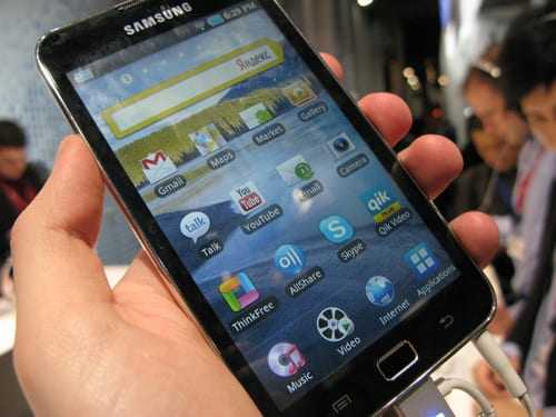Samsung Galaxy S Wifi 5.0: με την ιδέα ενός player στις 5” παίζει ο Κορεάτης…