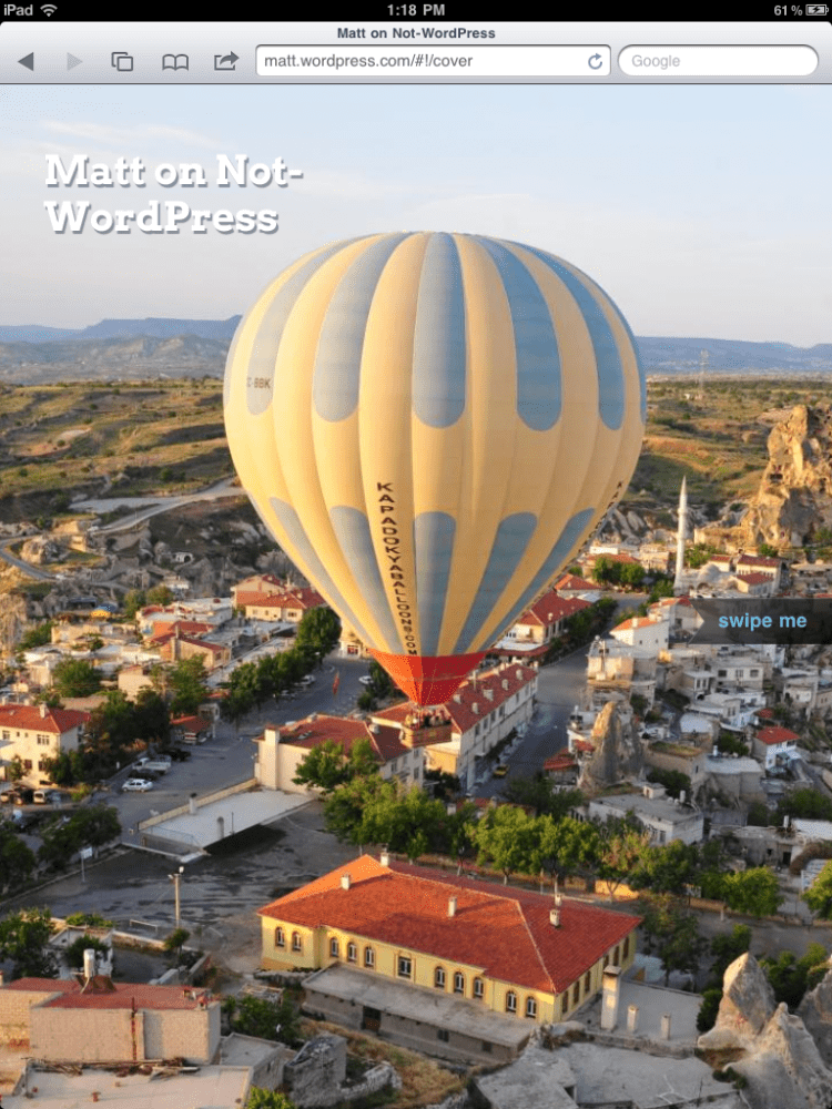 Συναρπαστικό: 18 εκατομμύρια wordpress site συμβατά με tablet…