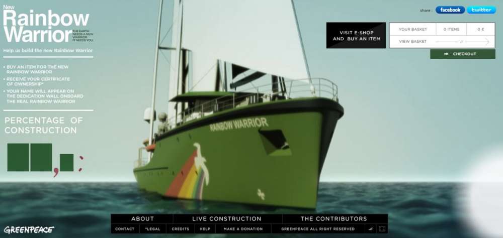 Rainbow Warrior: βοηθήστε στη ναυπήγηση της νέας ναυαρχίδας της Greenpeace…