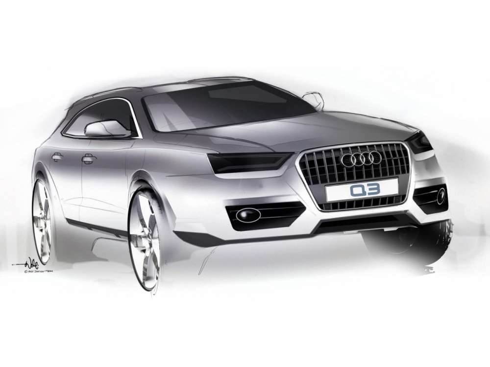 Audi Q3: αποκάλυψη με τα σκίτσα πριν το Σαλόνι της Σανγκάη…