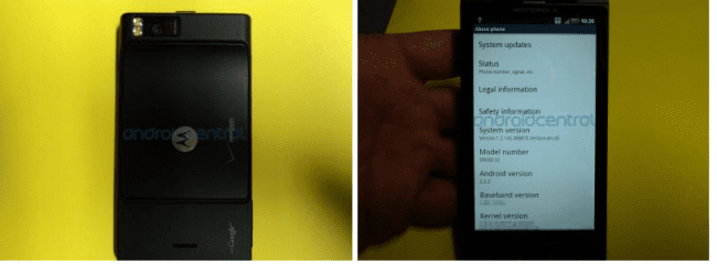 Motorola Droid X2: οι πρώτες φωτό…
