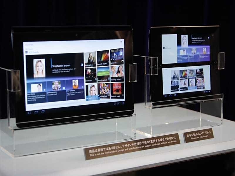Magic..! Περισσότερες φωτό από τα αστραφτερά νέα tablet της κυρίας Sony!