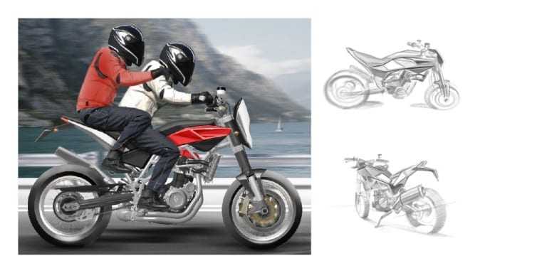 Husqvarna 900cc: πρώτα σκίτσα της επερχόμενης street…