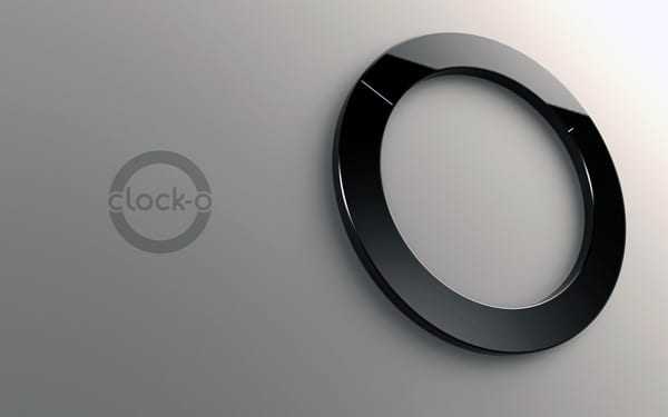 Ένα ρολόι με minimal προβολή της ώρας…