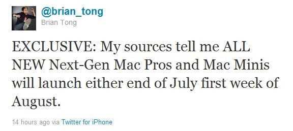 Νέοι Mac mini και Mac Pro – με Sandy Bridge τον Αύγουστο;