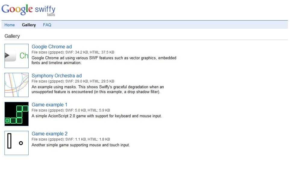 Google Swiffy – μετατρέπει τα αρχεία flash σε HTML5