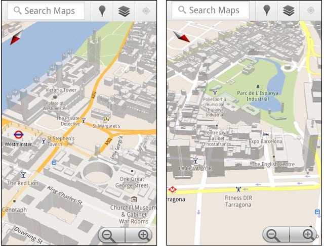 To Google Maps για Android έχει τώρα περισσότερα κτίρια σε 3D…