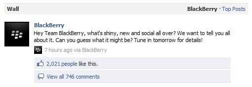 Νέο BlackBerry ανακοινώνεται αύριο;