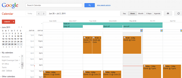 ‘Λίφτινγκ΄στο Google Calendars…