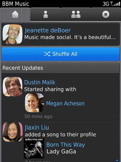 To BBM Music από τη RIM…