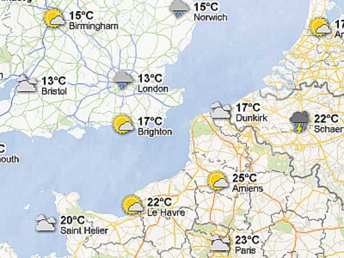 Google Maps – τώρα δείχνει και τον καιρό…