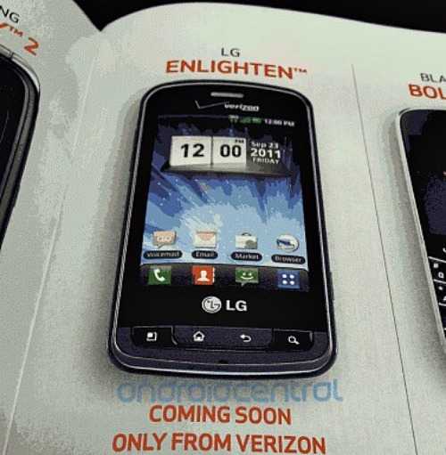 LG Enlighten – προσιτό Androidες…