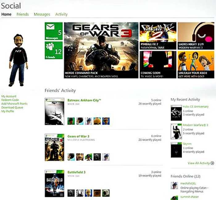 Η Microsoft κάνει λίφτινγκ στο Xbox.com…