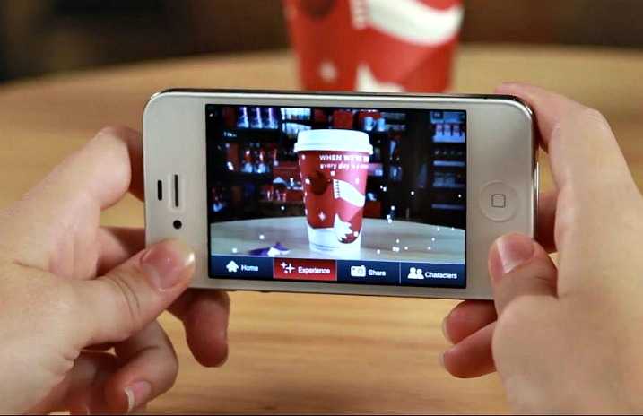 H Starbucks εφαρμογή ‘επαυξημένης πραγματικότητας’..