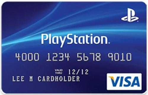 playstation visa card playstation visa card