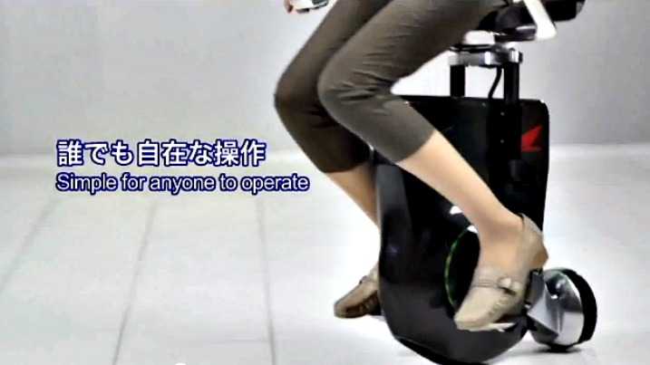 Το απίστευτο Honda Personal Mobility Robot Uni-Cub…
