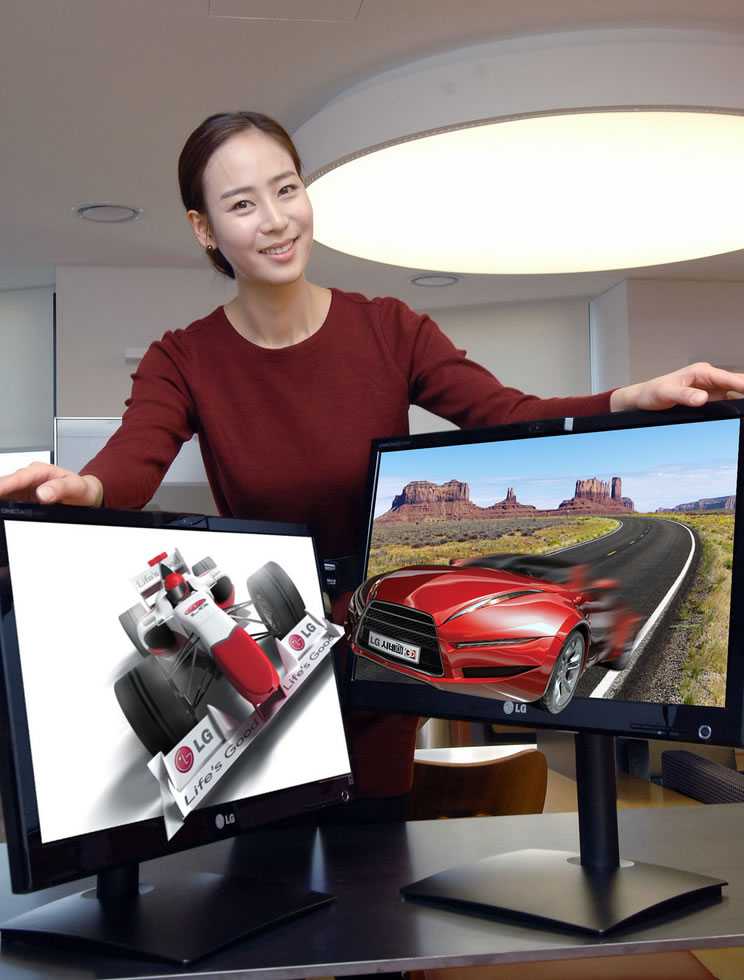 LG και ένα χωρίς γυαλιά 3D μόνιτορ…