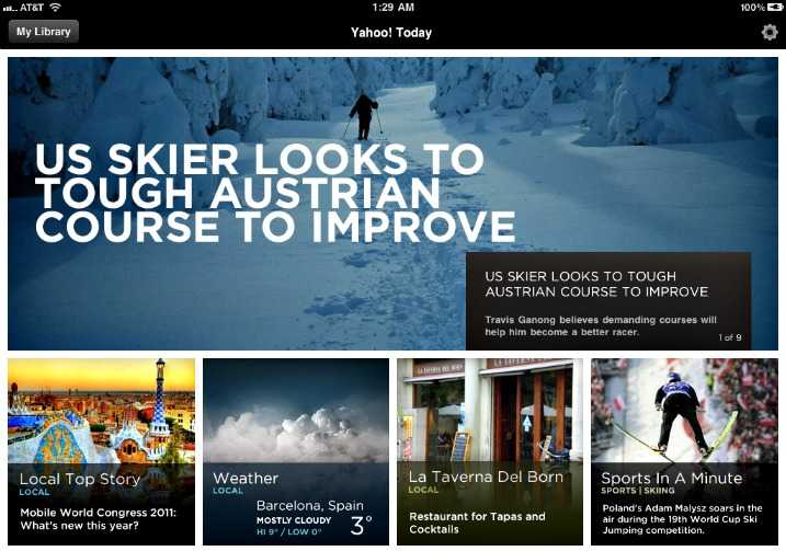 Νέα χαρακτηριστικά στο Yahoo Livestand – και βίντεο…