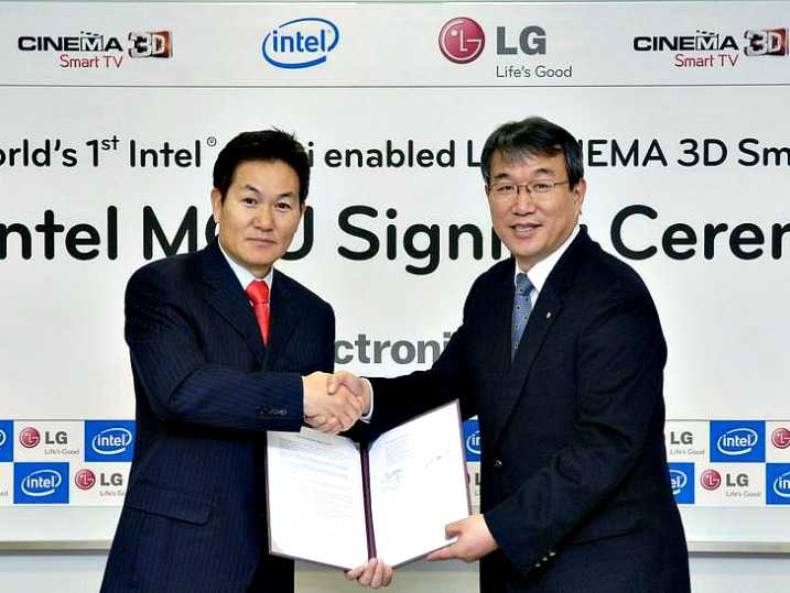 LG – με τηλεοράσεις WiDi στη CES 2012…