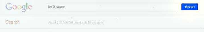 Google ‘Let It Snow’ – ένα έξυπνο Easter Egg