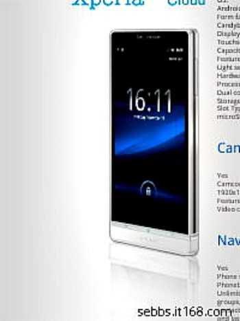 Sony Ericsson Nozomi – αυτό είναι;