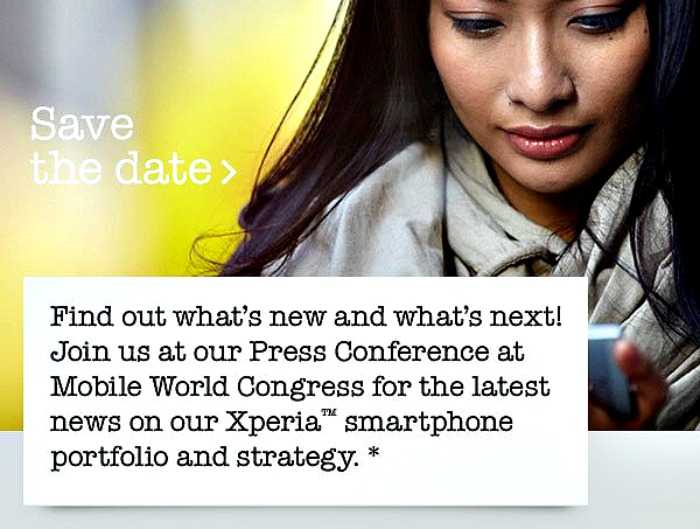 Η Sony Ericsson μας ‘προσκαλεί’ στη Mobile World Congress 2012