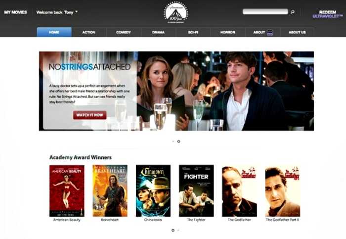 Paramount και το βιντεοκλάμπ σε cloud με την τεχνολογία Ultraviolet…