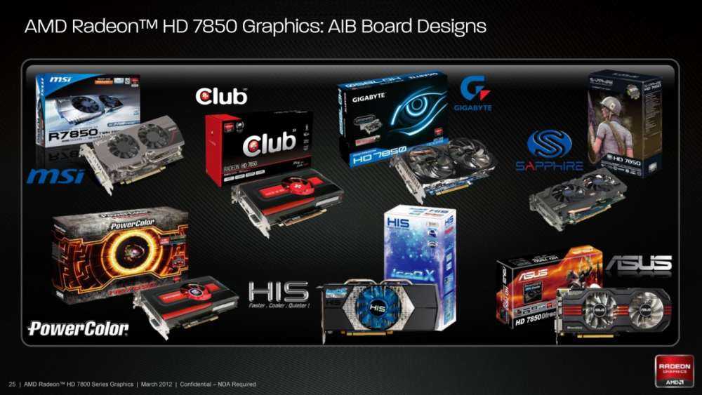 AMD Radeon HD 7870 και 850 κάρτες γραφικών…