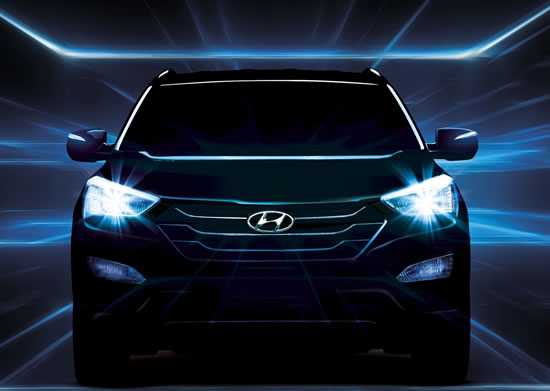 Hyundai  – επιπλέον εικόνες του Santa Fe…