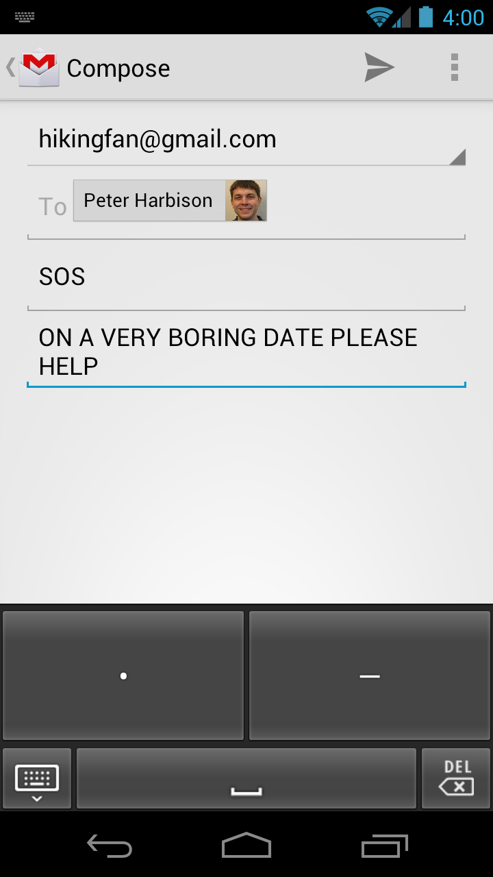 Gmail Tap – και τέλος το QWERTY πληκτρολόγιο…
