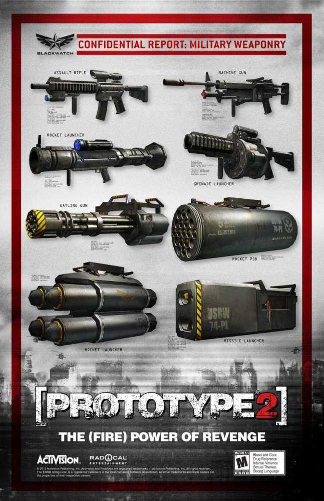 Prototype 2 Weapons Trailer