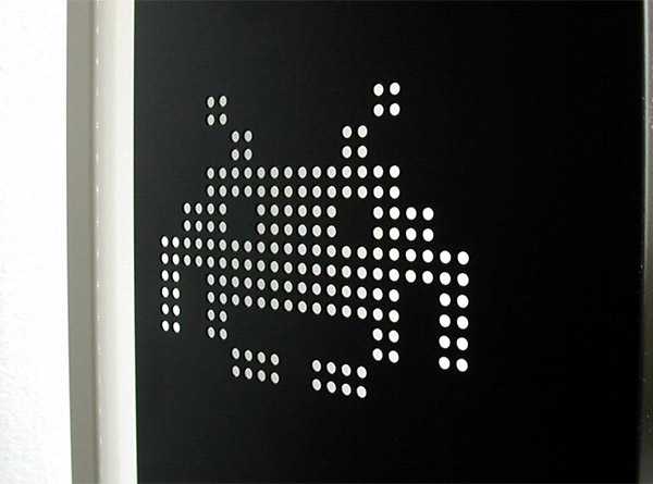 Space Invaders LED lamp