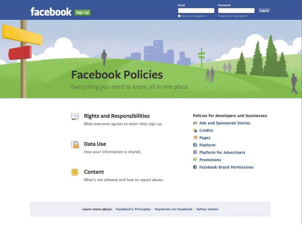Νέο ‘Facebook Terms and Policies Hub’…