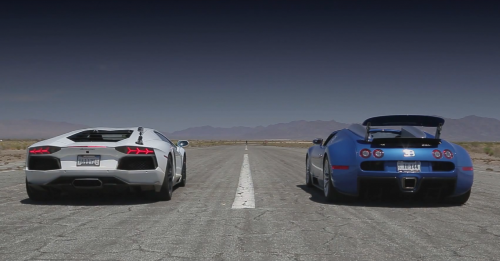 Η μάχη των supercars – Bugatti Veyron vs Lamborghini Aventador vs Lexus LFA vs McLaren MP4-12C